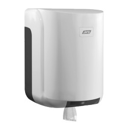 Distributeur de rouleau grand diamètre pour dévidage central. Cleanline