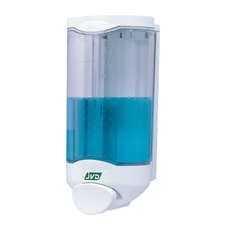 Distributeur de savon ou gel hydroalcoolique 1L Crystal Carrosserie ABS à bouton poussoir