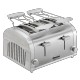 Grille-pain 4 tranches Silverline