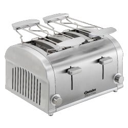 Toaster Grille pain Silver electrique 4 tranches - DIAMOND - Restauration  professionnelle - D4GP-X 