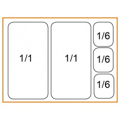 Saladette réfrigérée 2 portes - v2