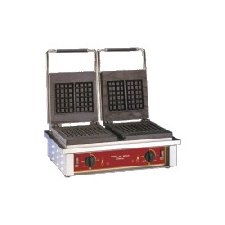 Gaufrier électrique double, Fer Bruxellois, Pro Inox