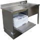 Plonge inox esp LV L1400XP600XH850MM EG gauche 1 bac