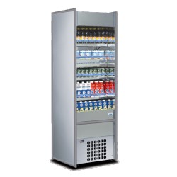 Vitrine murale SLIM Inox SLIM60X - L670XP580XH2005MM