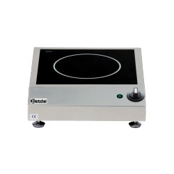 Plaque induction professionnelle 1 zone - 3,5kW / 230V L350xP350mm