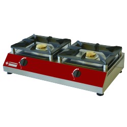 Réchauds gaz de table 2 feux vifs