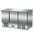 Tables réfrigérées 3 portes positives | Tables réfrigérées Pro Inox CHR