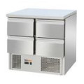 Tables réfrigérées à tiroirs positives | Tables réfrigérées Pro Inox CHR