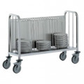 Chariot porte assiettes | Matériel de cuisine en stock à prix choc !