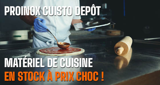 Matériel de cuisine en stock .