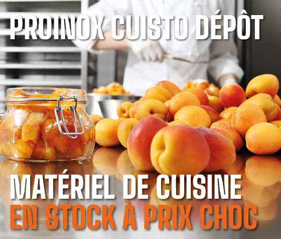 ProInox Cuisto Dépôt, matériel de cuisine en stock à prix choc